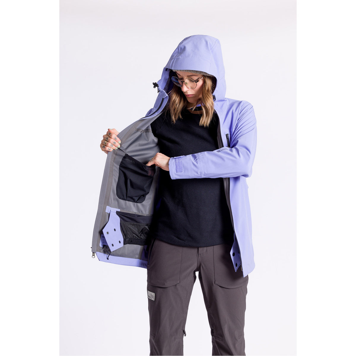 L1 Nightwave Snowboard Jacket Ultra Violet