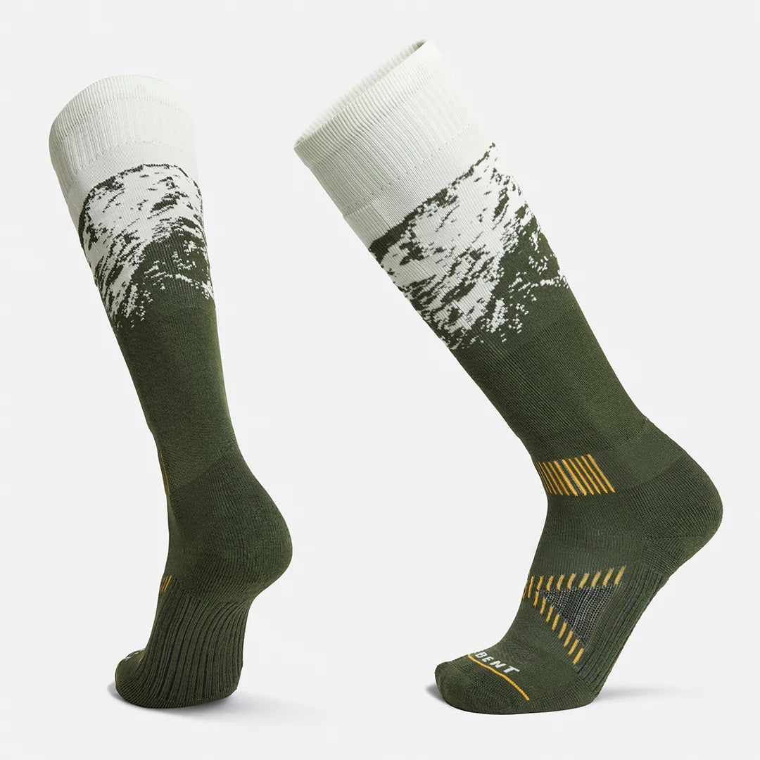 Le Bent Sammy Carlson Pro Snow Sock  Kombu Green