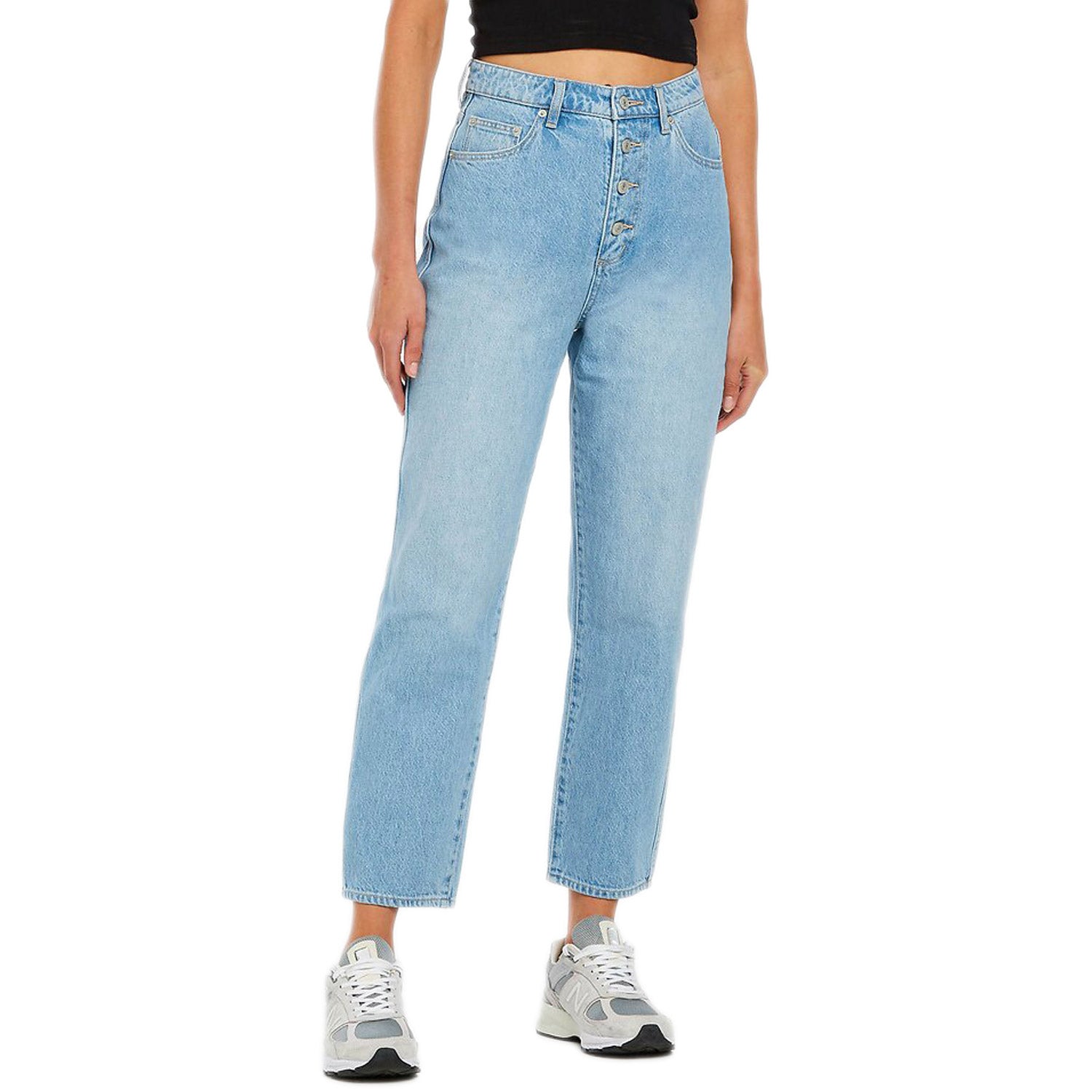 Lee High Relaxed Quartz Blue Denim Pant