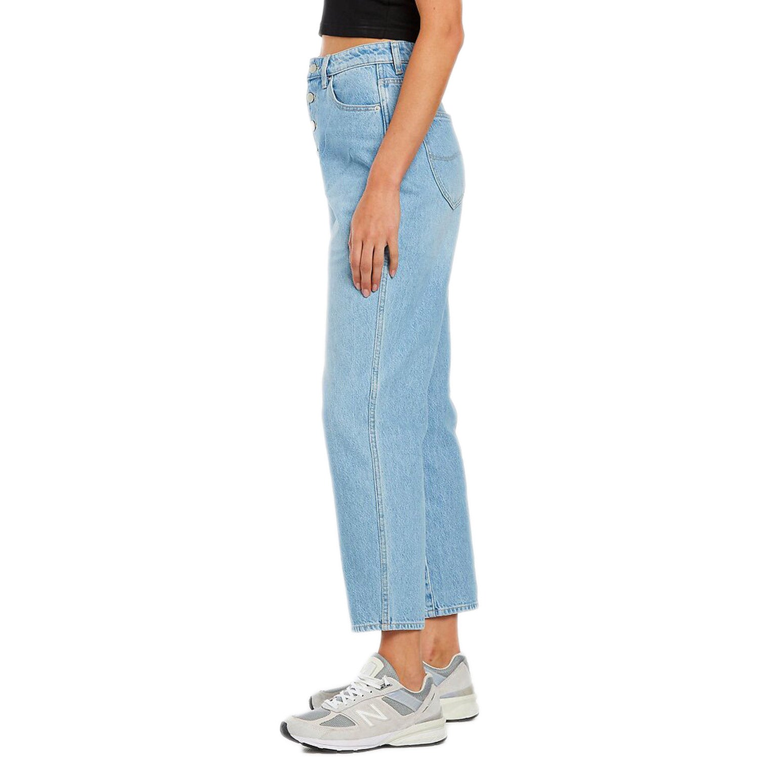 Lee High Relaxed Quartz Blue Denim Pant