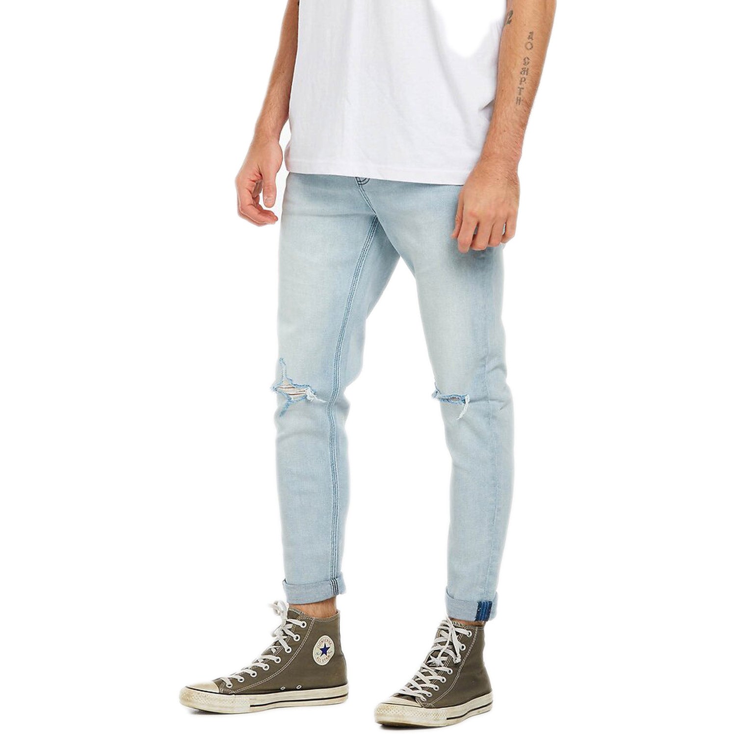 Lee Z-Roller Rockaway Bleach Denim Pant