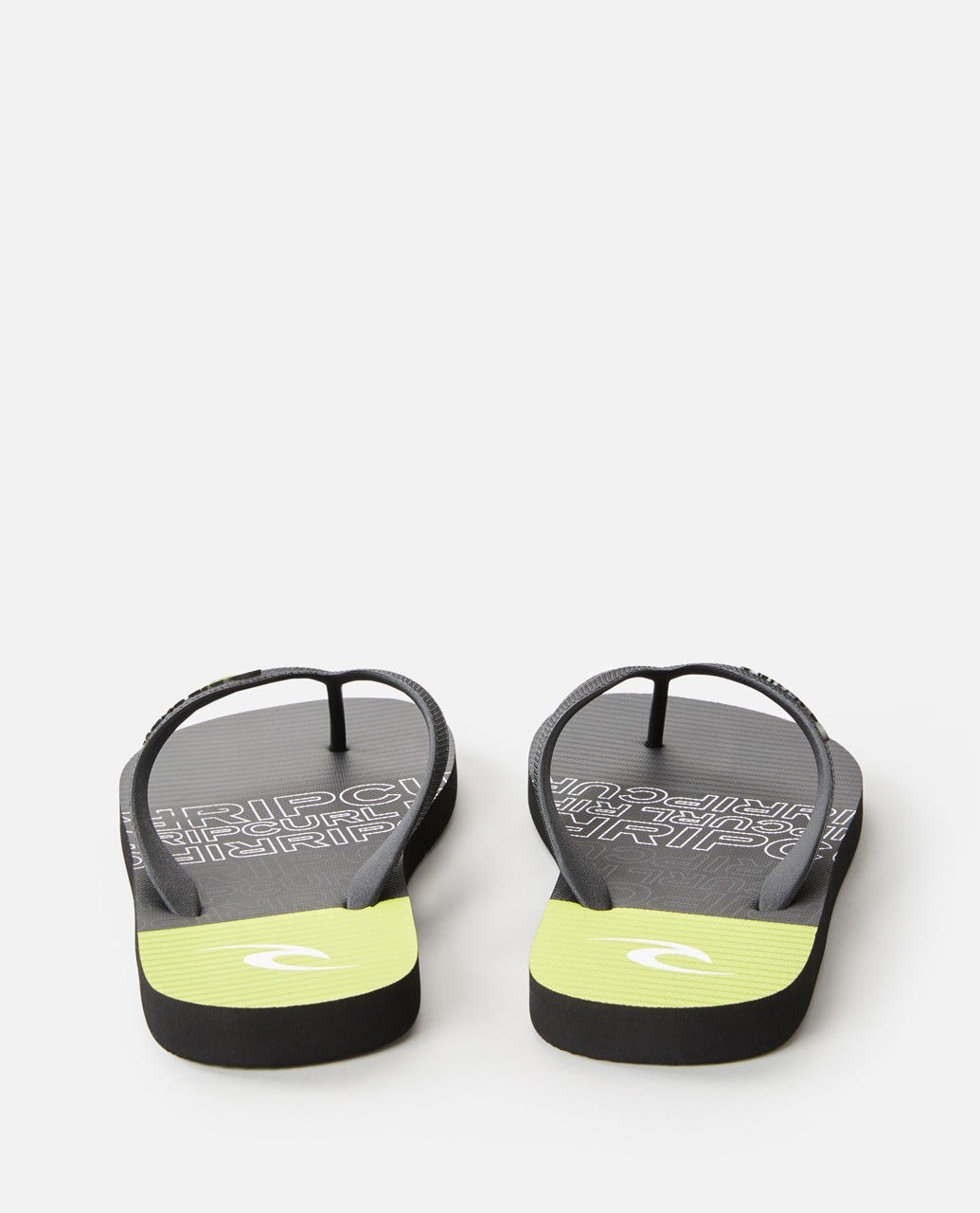 Rip Curl Stacked House Thongs Black/lime