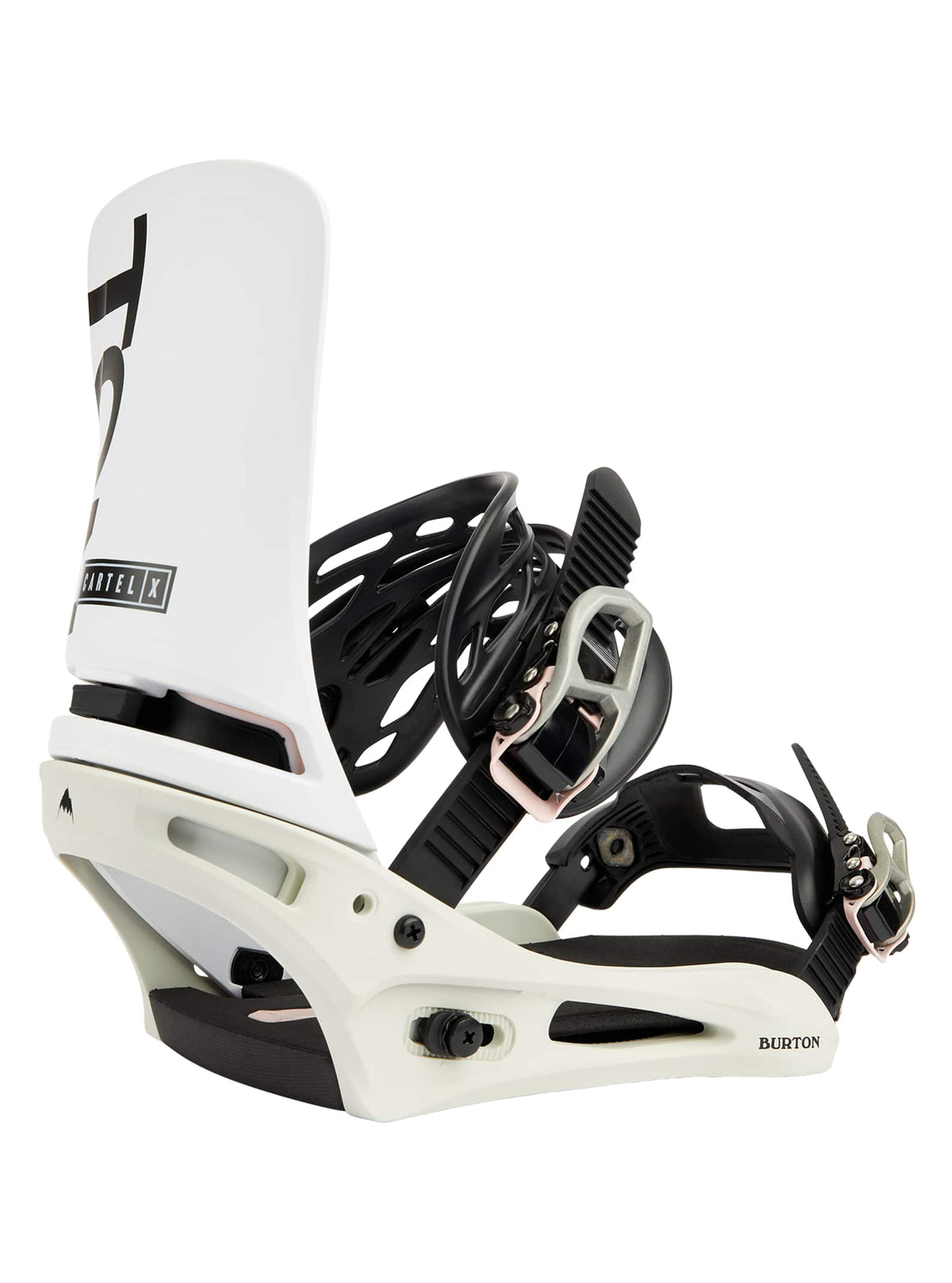 Burton Cartel X Re:Flex Snowboard Binding 2022 White / gray / logo