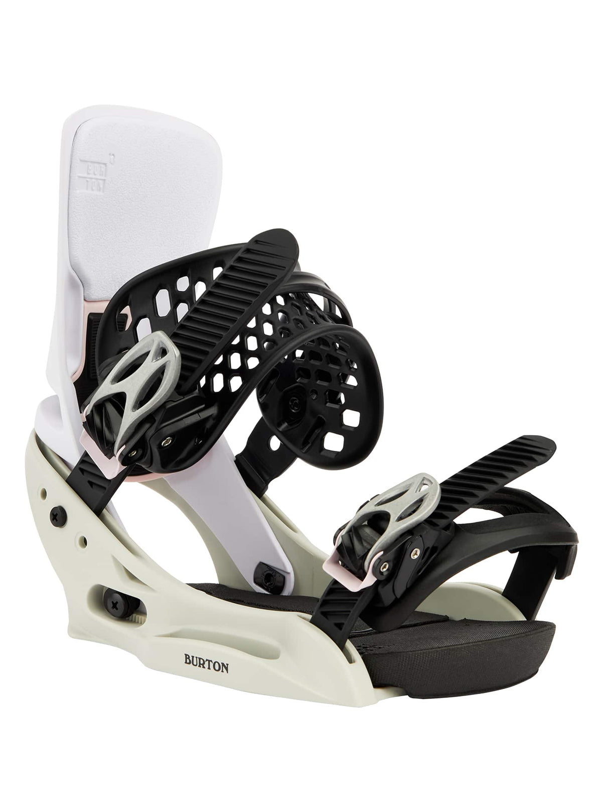 Burton Lexa X EST® Snowboard Bindings 2022 White / gray / logo