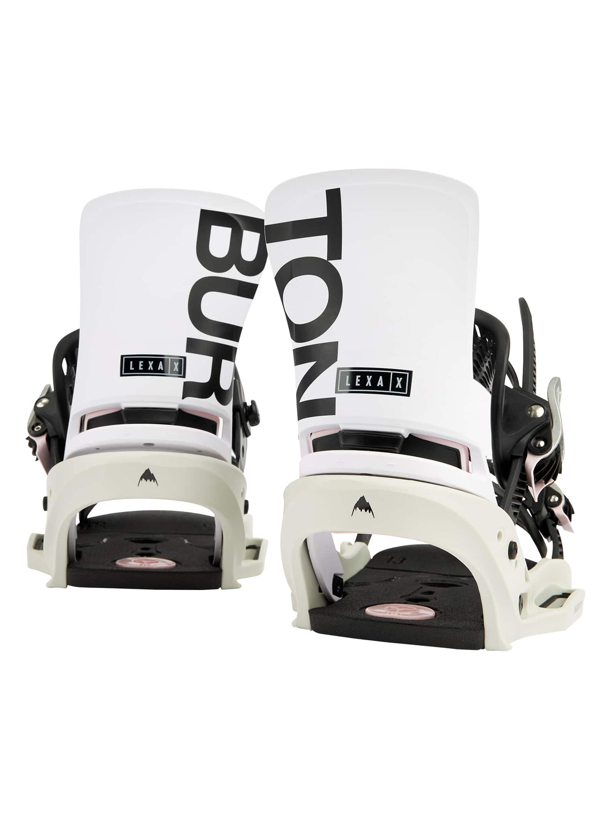 Burton Lexa X EST® Snowboard Bindings 2022 White / gray / logo