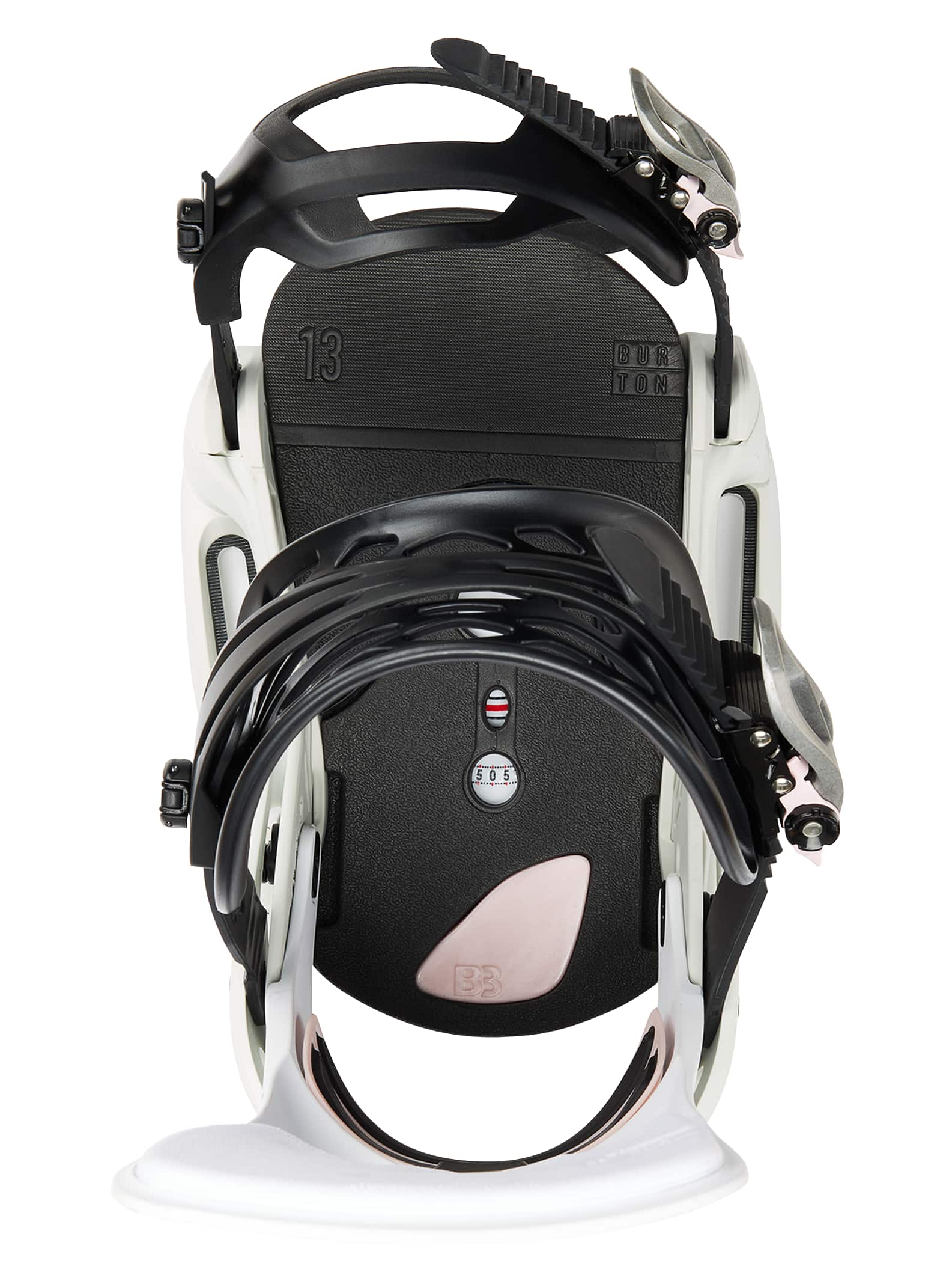 Burton Cartel X EST® Snowboard Bindings 2022 White / gray / logo