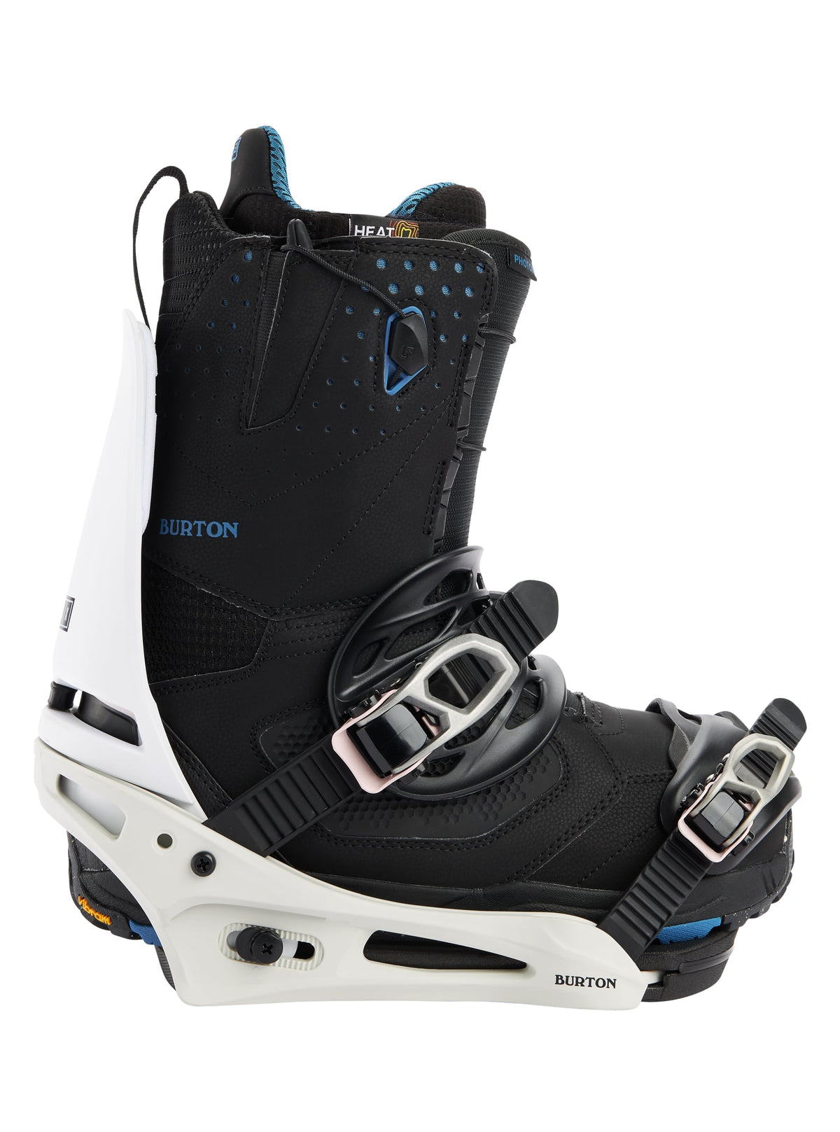 Burton Cartel X Re:Flex Snowboard Binding 2022 White / gray / logo