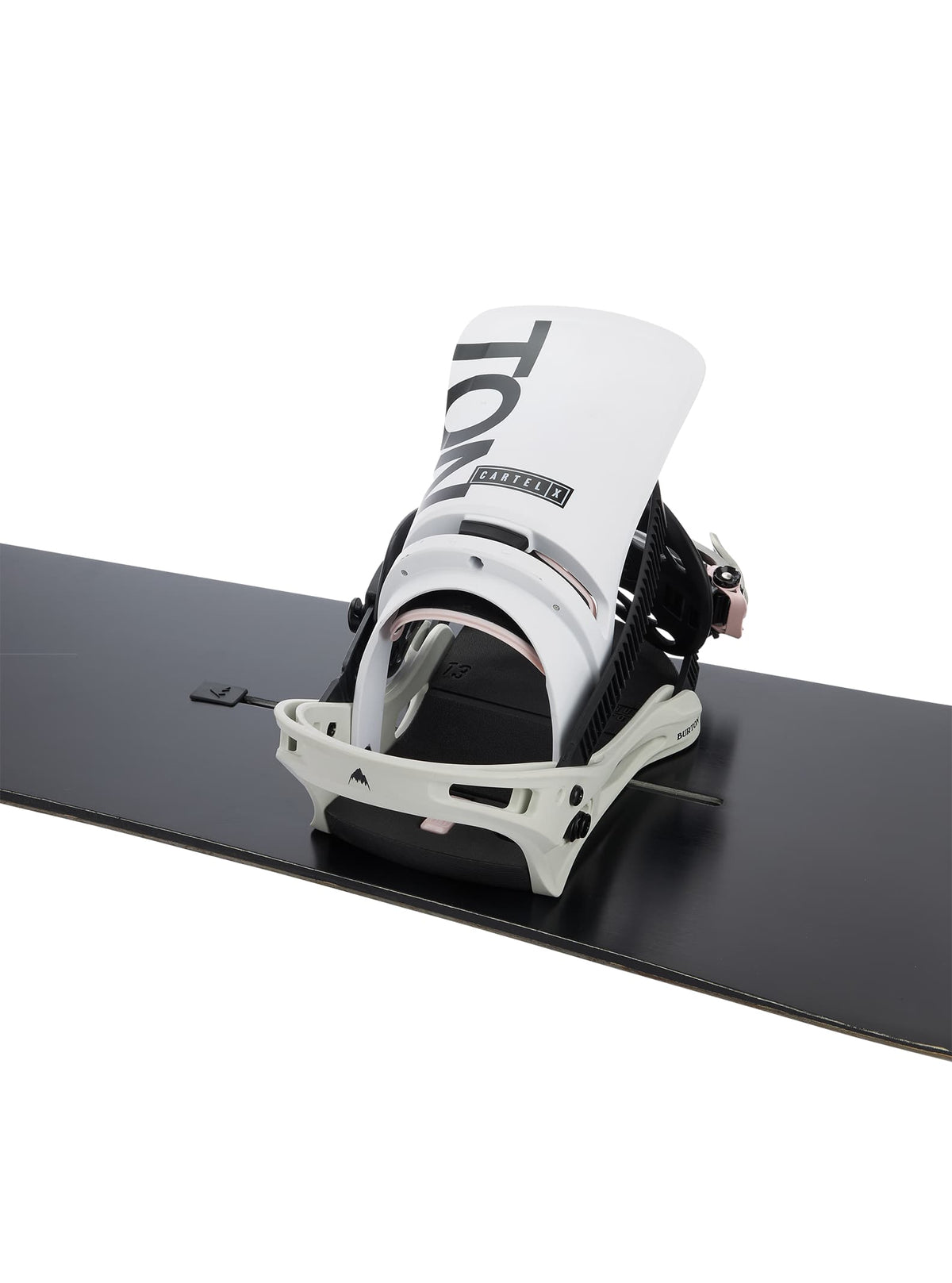 Burton Cartel X Re:Flex Snowboard Binding 2022 White / gray / logo
