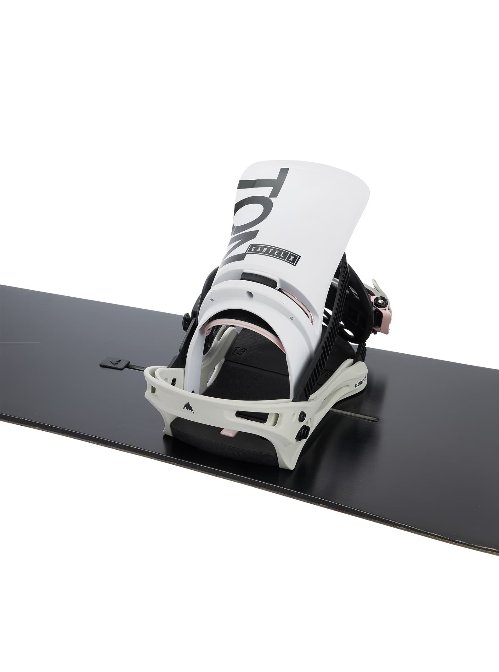 Burton Cartel X Re:Flex Snowboard Binding 2022 White / gray / logo