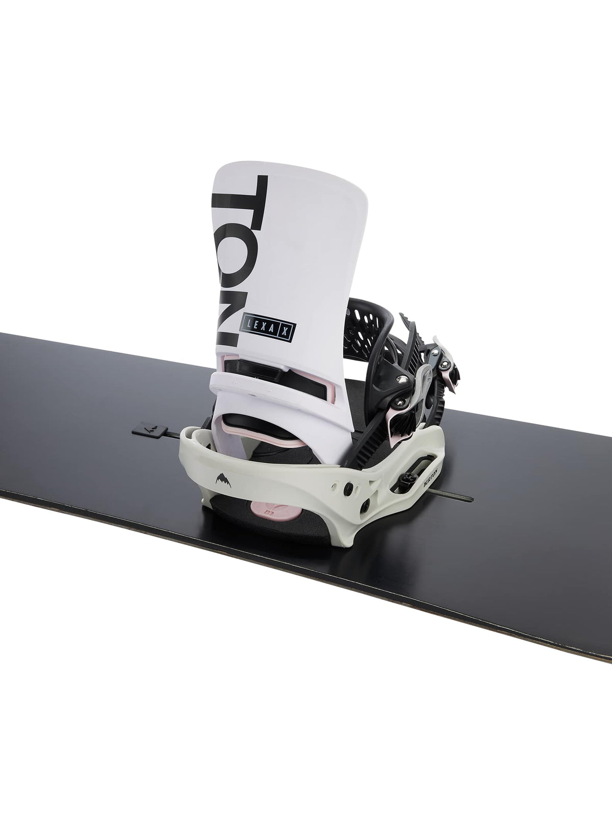 Burton Lexa X EST® Snowboard Bindings 2022 White / gray / logo