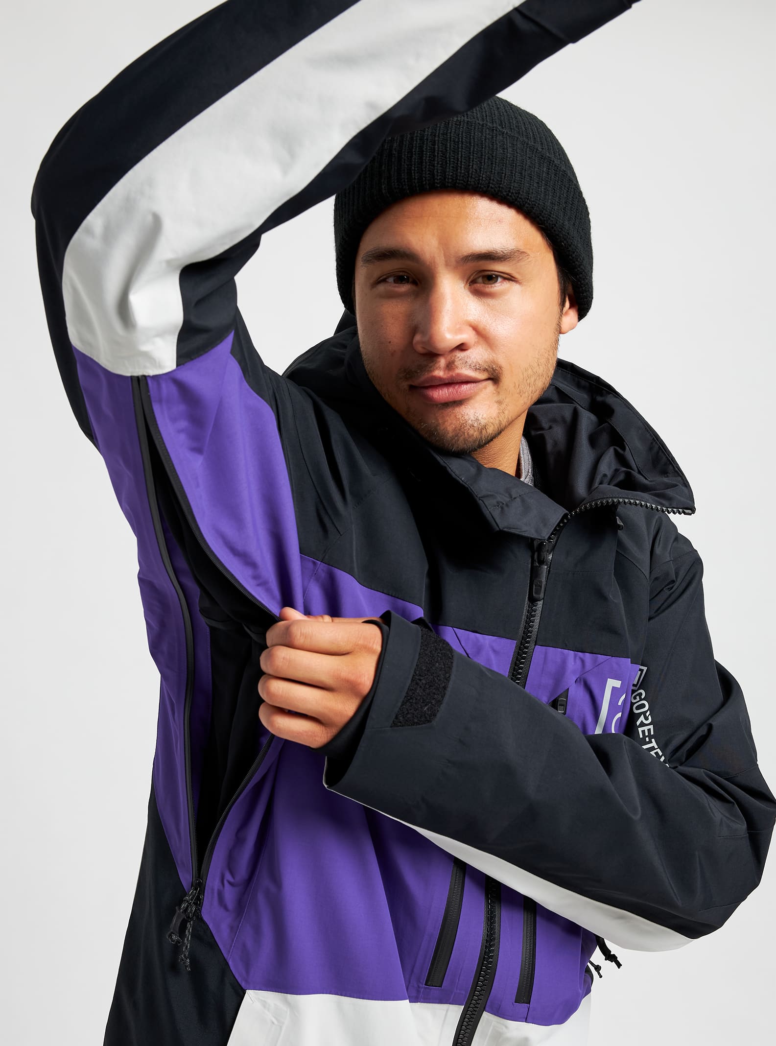 Burton [ak] GORE-TEX Swash Jacket 2022 True black / prism violet / lunar gray