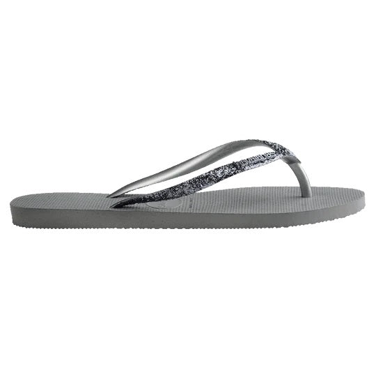 Slim Metal Logo Glitter II Thongs