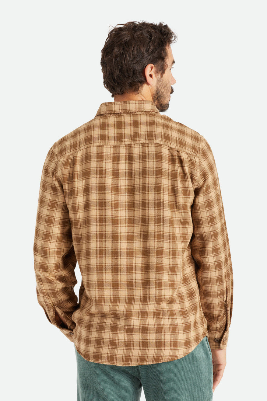 Brixton Cruz Soft Weave L/S Flannel Mojave/Deep Palm