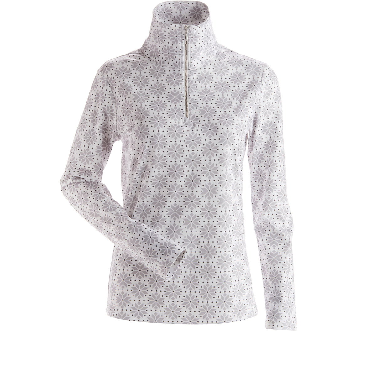 Nils Snowflake T-Neck Skivvy 2023 White