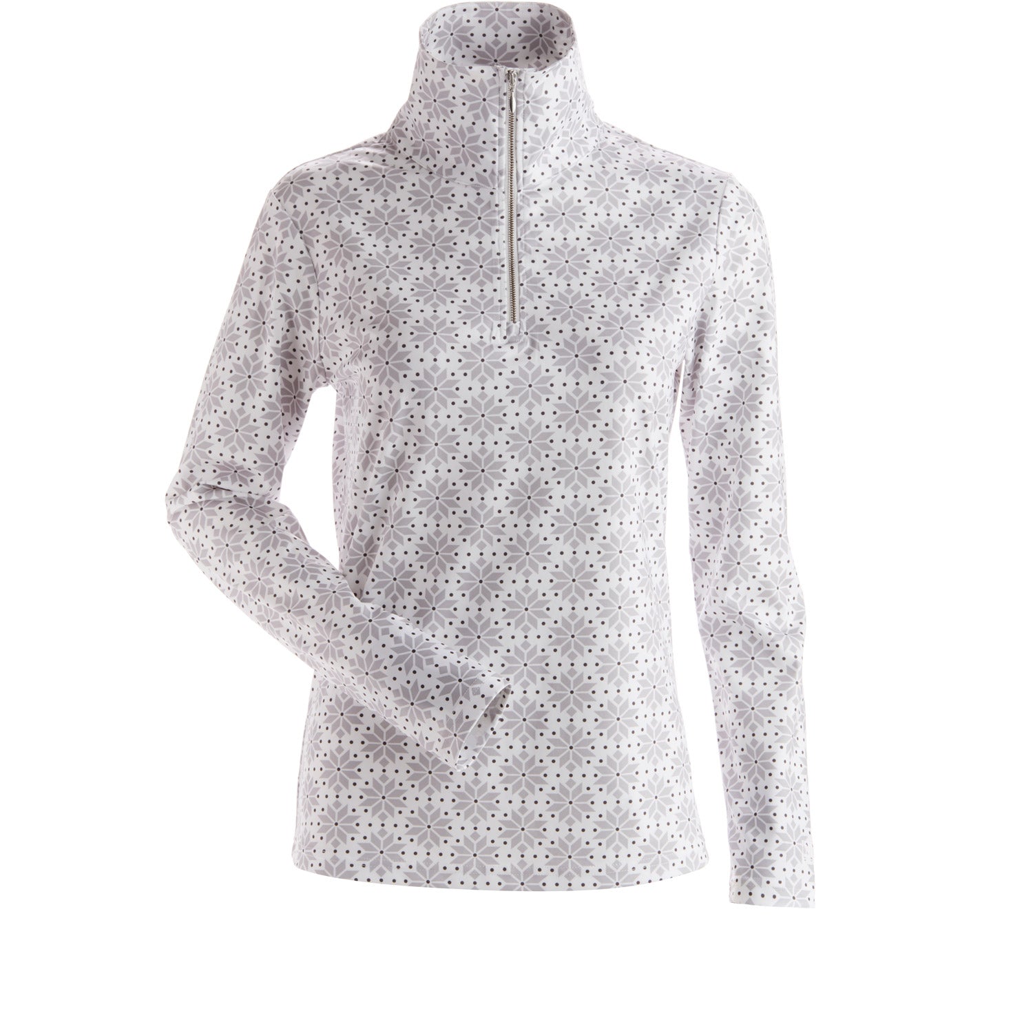 Nils Snowflake T-Neck Skivvy 2023 White