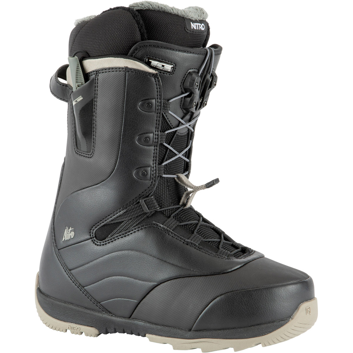 Nitro Crown TLS Snowboard Boot 2022 Black