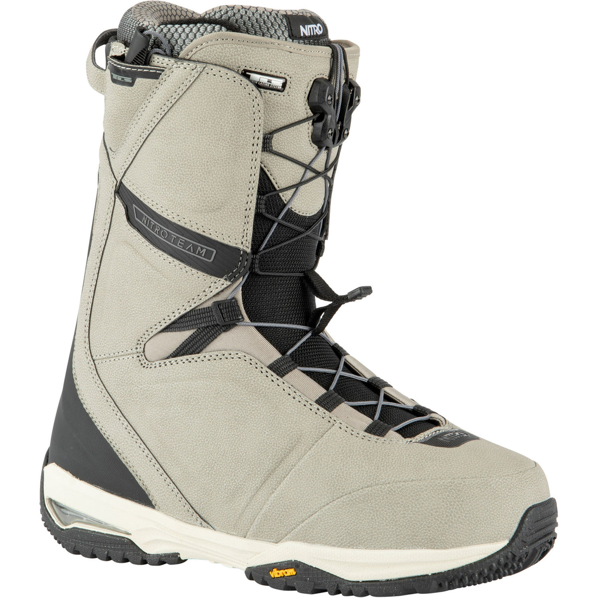 Nitro Team TLS Snowboard Boot 2022 Stone Black
