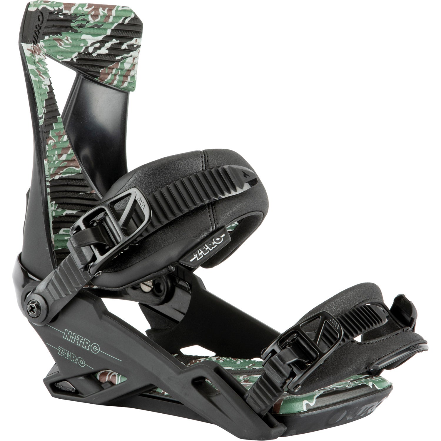 Nitro Zero Snowboard Binding 2022 Black Camo