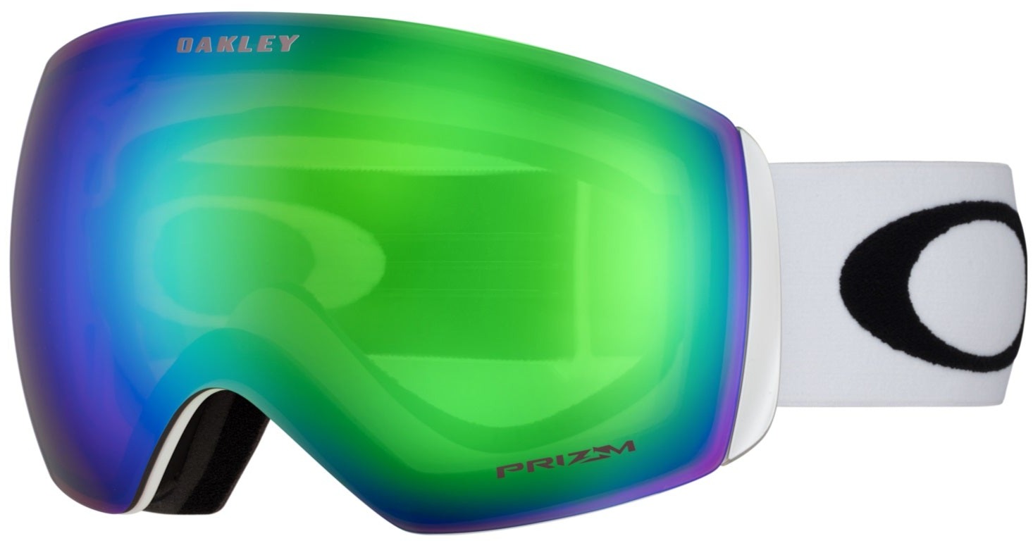 Oakley Flight Deck L Snow Goggles 2023 Matte White Prizm Jade Iridium Lens