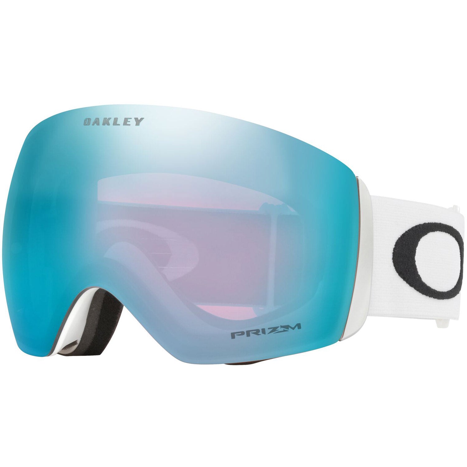 Oakley Flight Deck L Snow Goggles 2023 Matte White Prizm Sapphire Iridium Lens