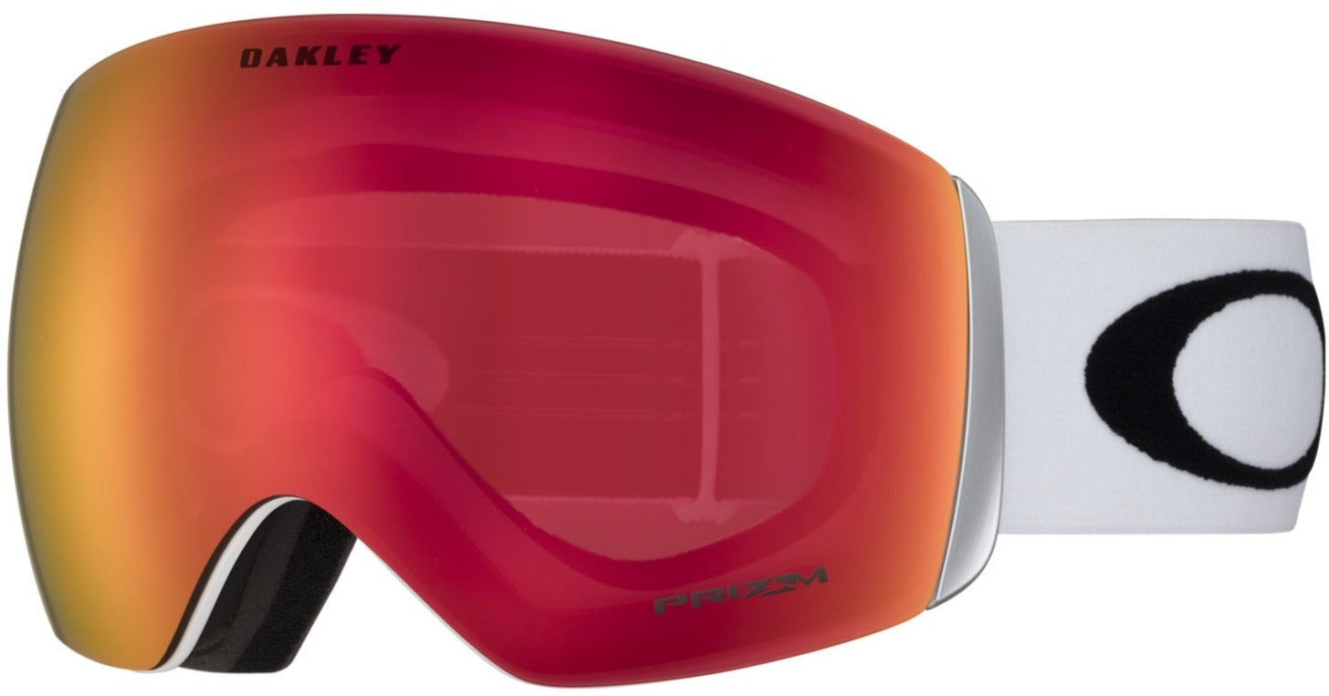 Oakley Flight Deck L Snow Goggles 2023 Matte White Prizm Torch Iridium Lens