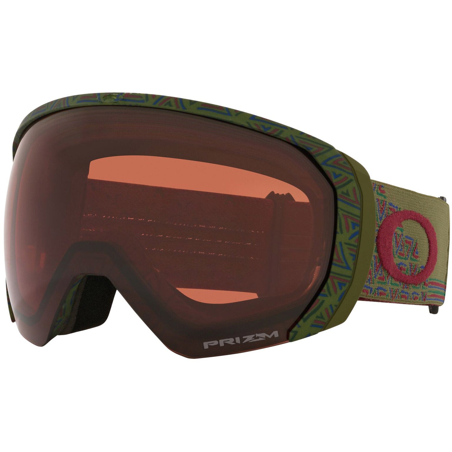 Oakley Flight Path L Snow Goggles 2023 Dark Brush Prizm Garnet Lens