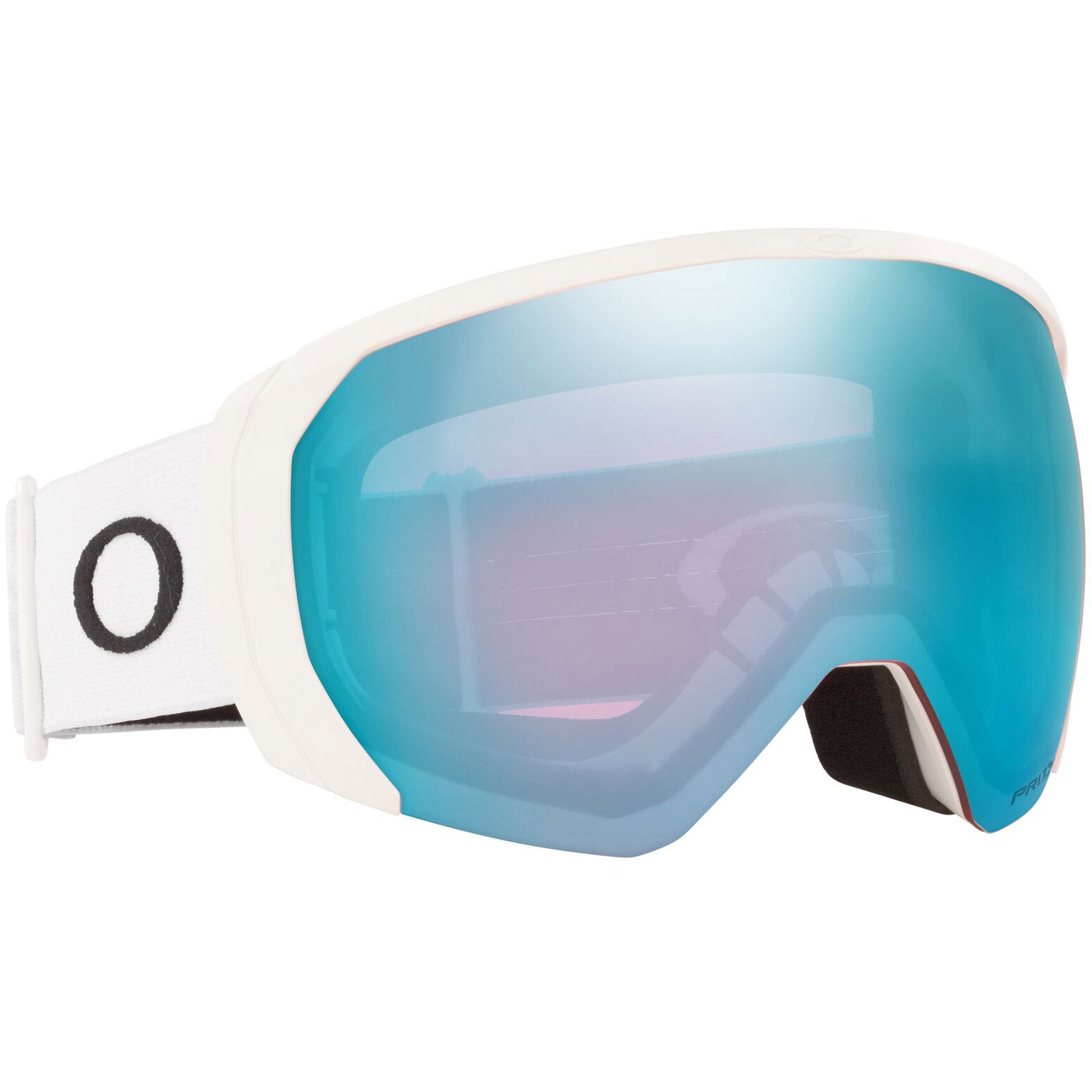 Oakley Flight Path L Snow Goggles 2023 Matte White Prizm Sapphire Iridium Lens