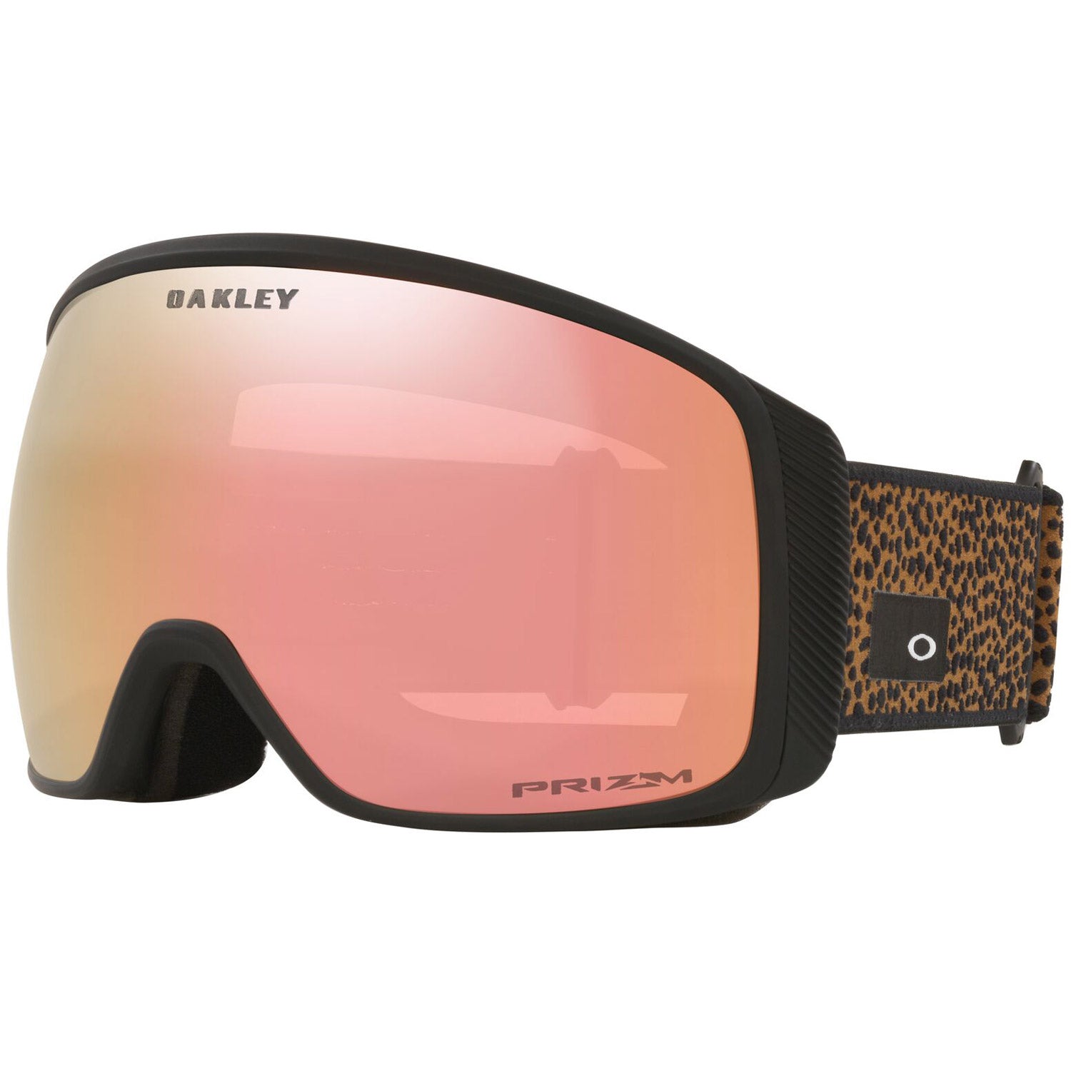 Oakley Flight Tracker L Snow Goggles 2023 Brown Habitat Prizm Rose Gold Iridium Lens