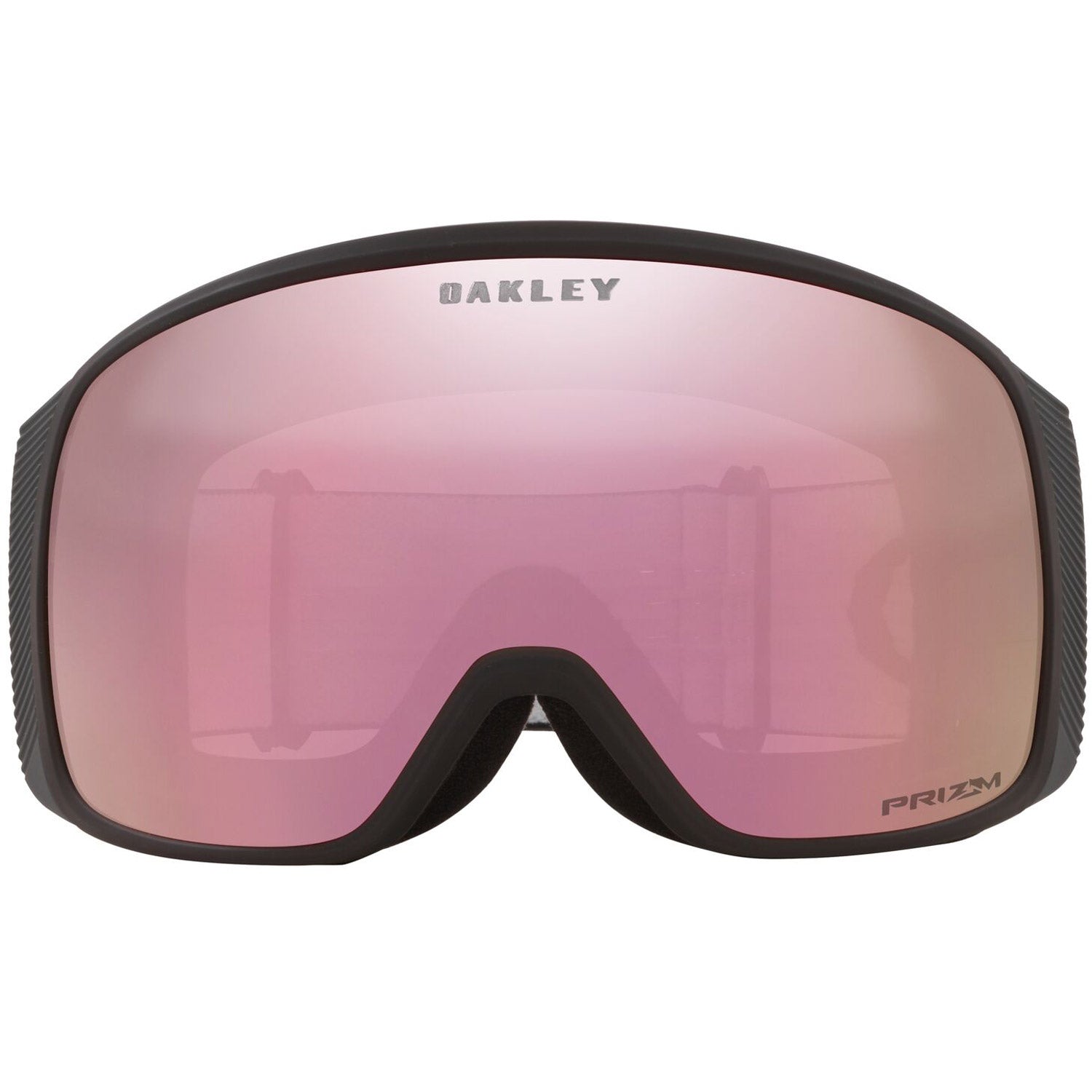 Oakley Flight Tracker L Snow Goggles 2023 Matte Black Prizm Hi Pink Iridium Lens