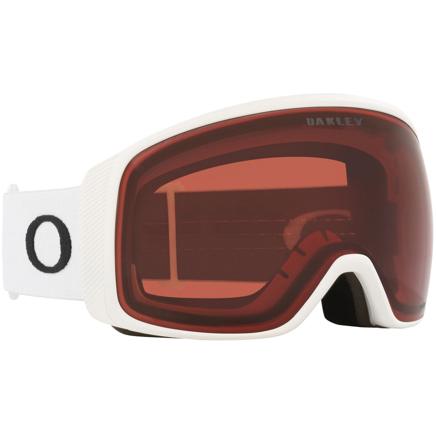 Oakley Flight Tracker L Snow Goggles 2023 Matte White Prizm Garnet Lens