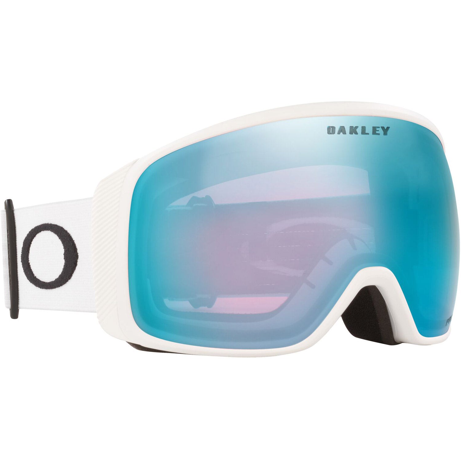 Oakley Flight Tracker L Snow Goggles 2023 Matte White Prizm Sapphire Iridium Lens