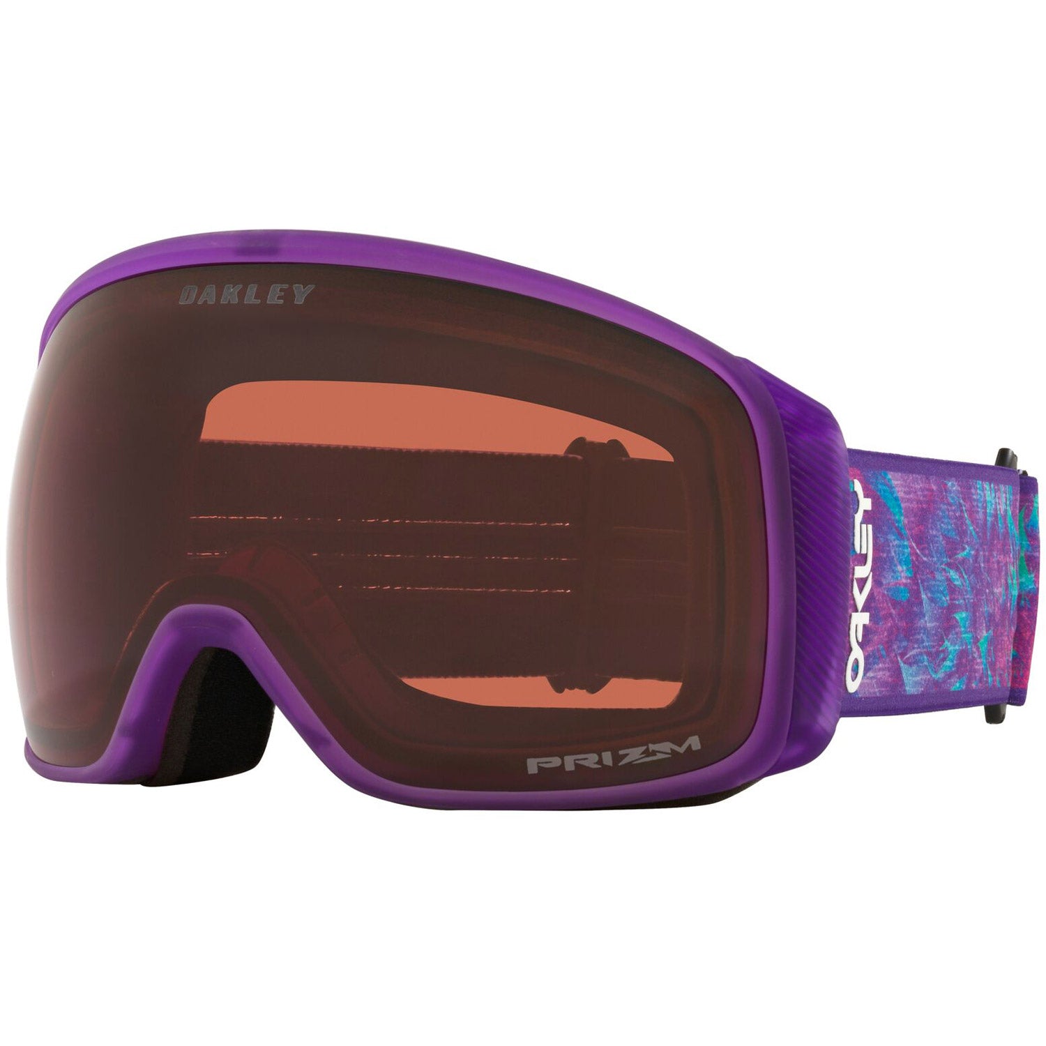 Oakley Flight Tracker L Snow Goggles 2023 Purple Blaze Prizm Garnet  Lens