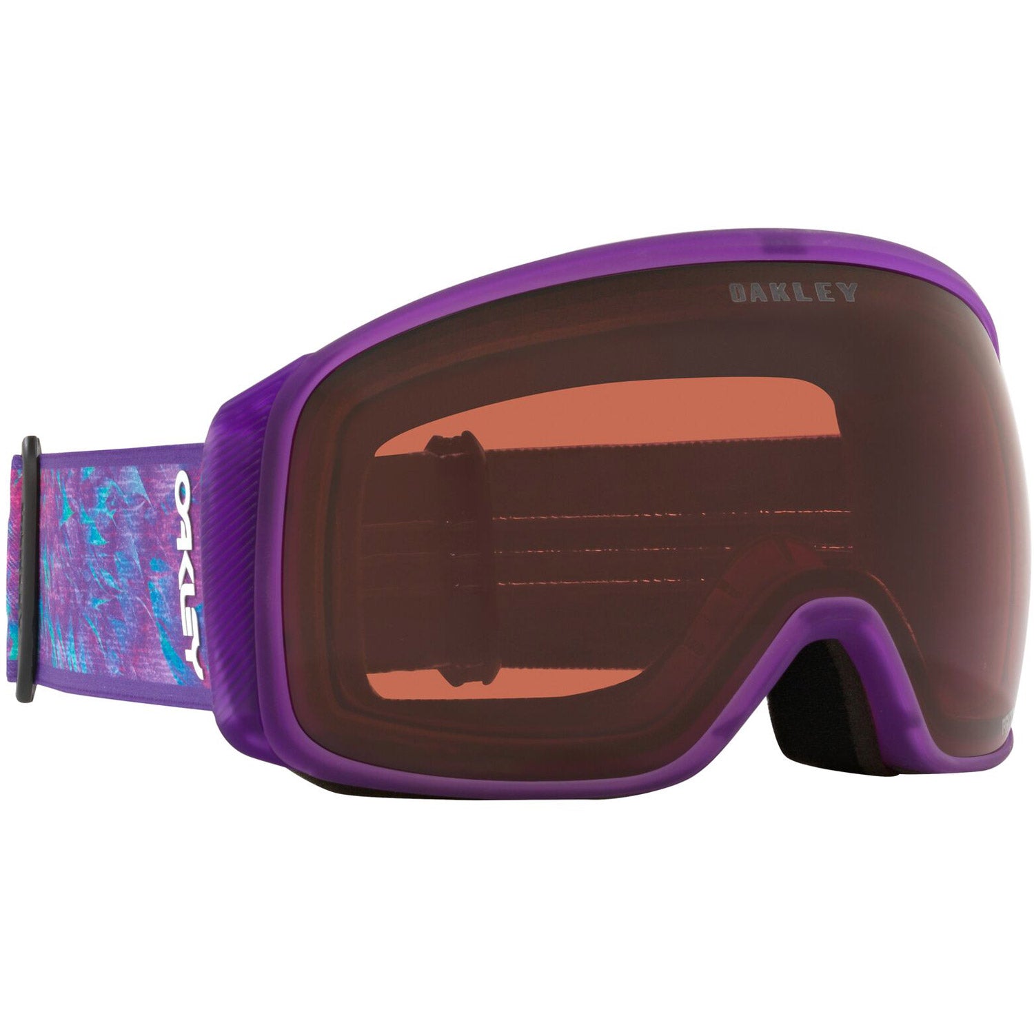 Oakley Flight Tracker L Snow Goggles 2023 Purple Blaze Prizm Garnet  Lens