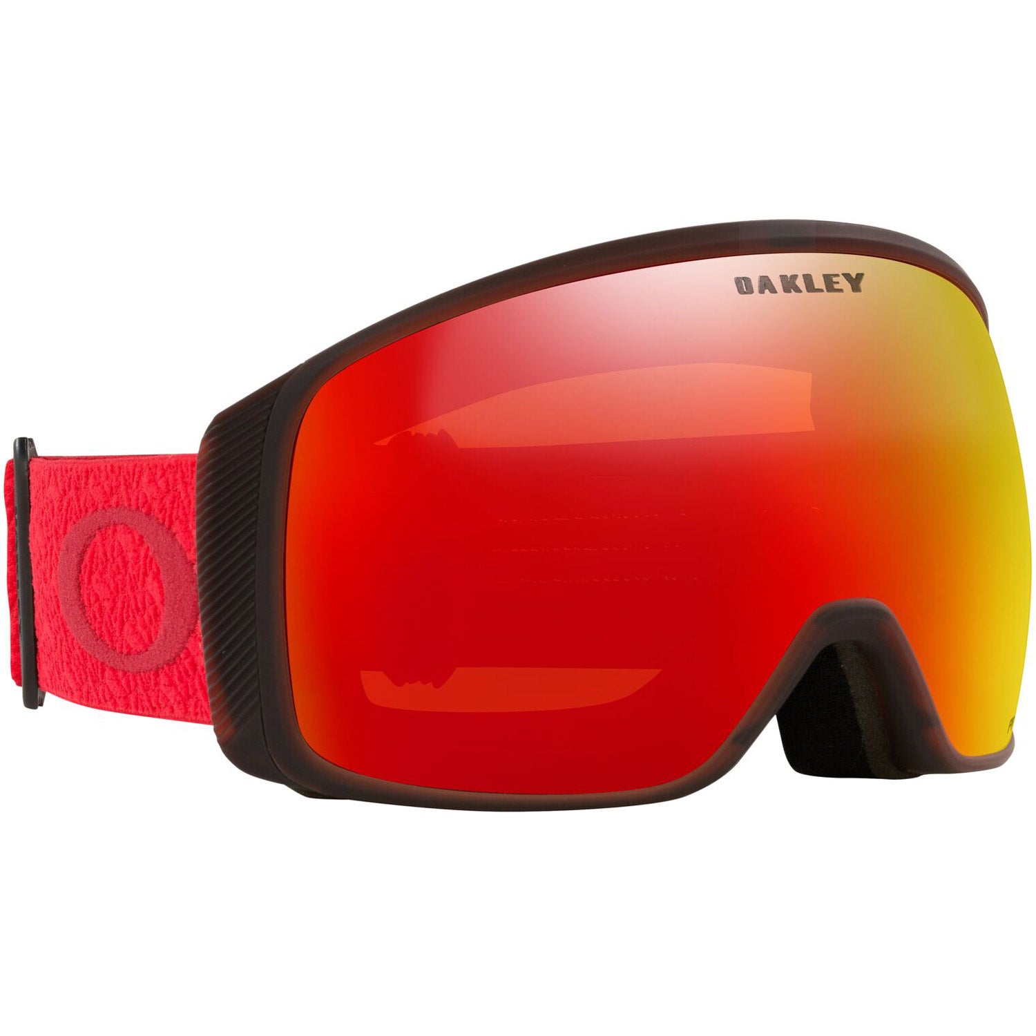 Oakley Flight Tracker L Snow Goggles 2023 Red Aura Prizm Torch Iridium Lens