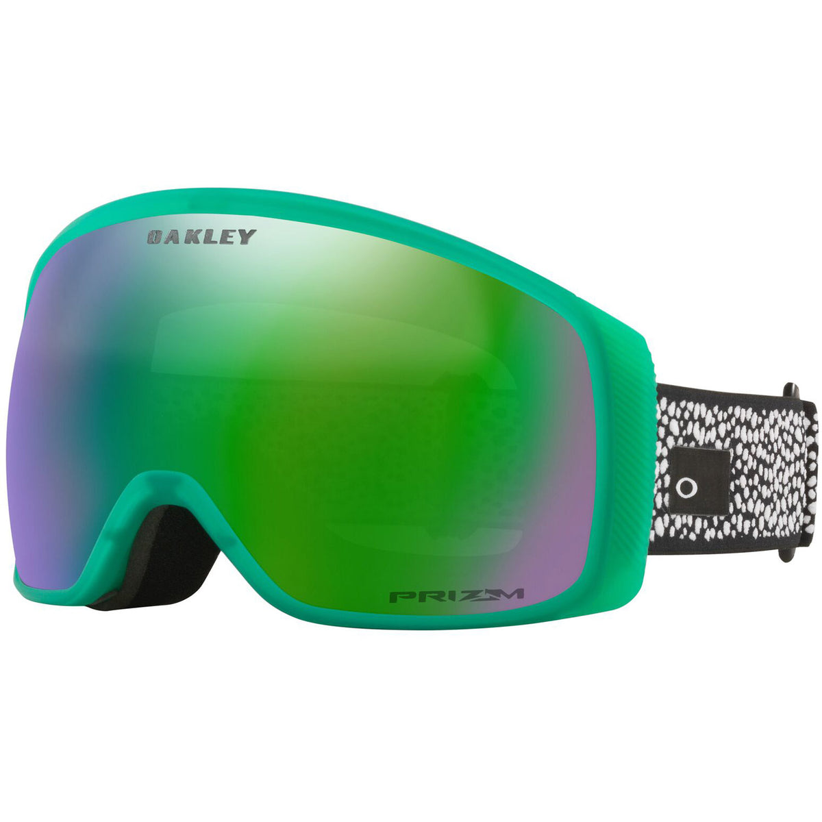 Oakley Flight Tracker M Snow Goggles 2023 Black Habitat Prizm Jade Iridium Lens 