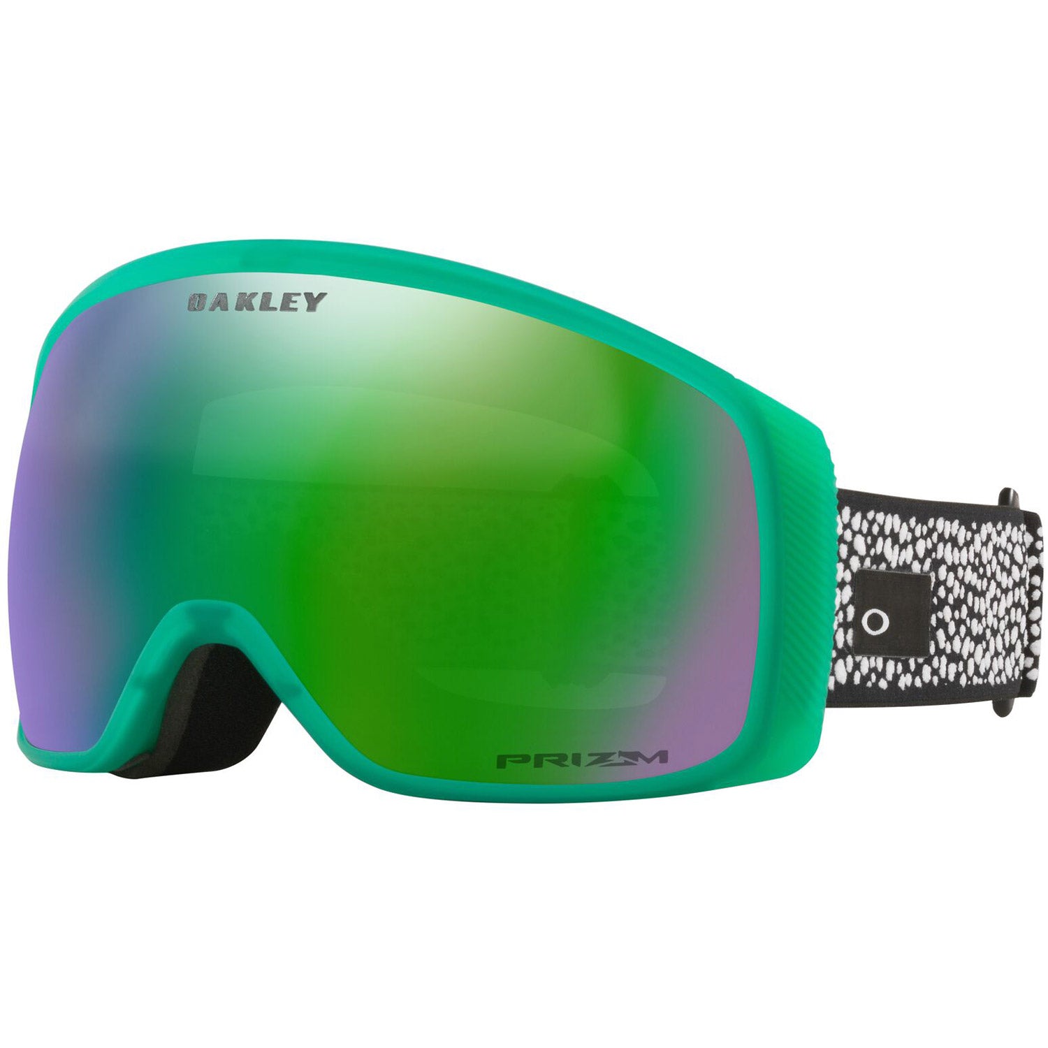 Oakley Flight Tracker M Snow Goggles 2023 Black Habitat Prizm Jade Iridium Lens 