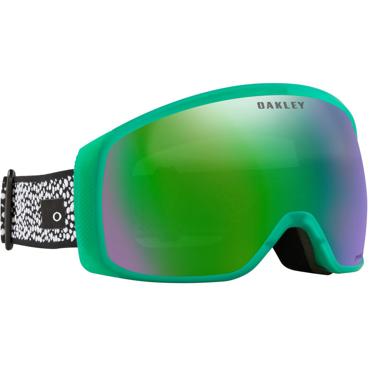 Oakley Flight Tracker M Snow Goggles 2023 Black Habitat Prizm Jade Iridium Lens 