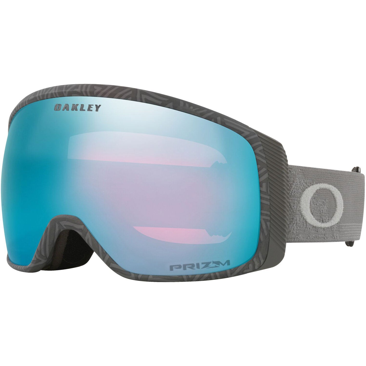 Oakley Flight Tracker M Snow Goggles 2023 Grey Cascade Prizm Sapphire Iridium Lens 