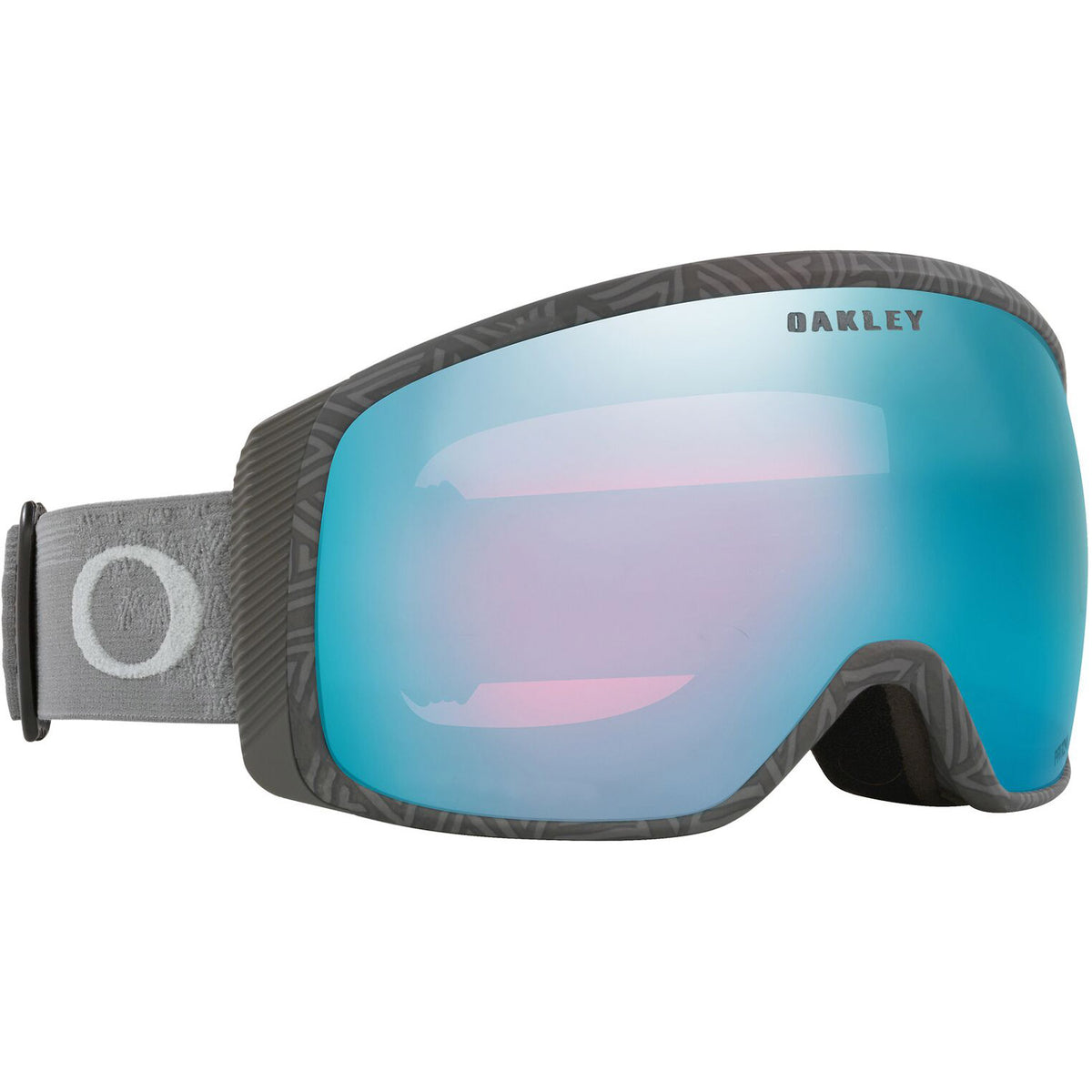 Oakley Flight Tracker M Snow Goggles 2023 Grey Cascade Prizm Sapphire Iridium Lens 