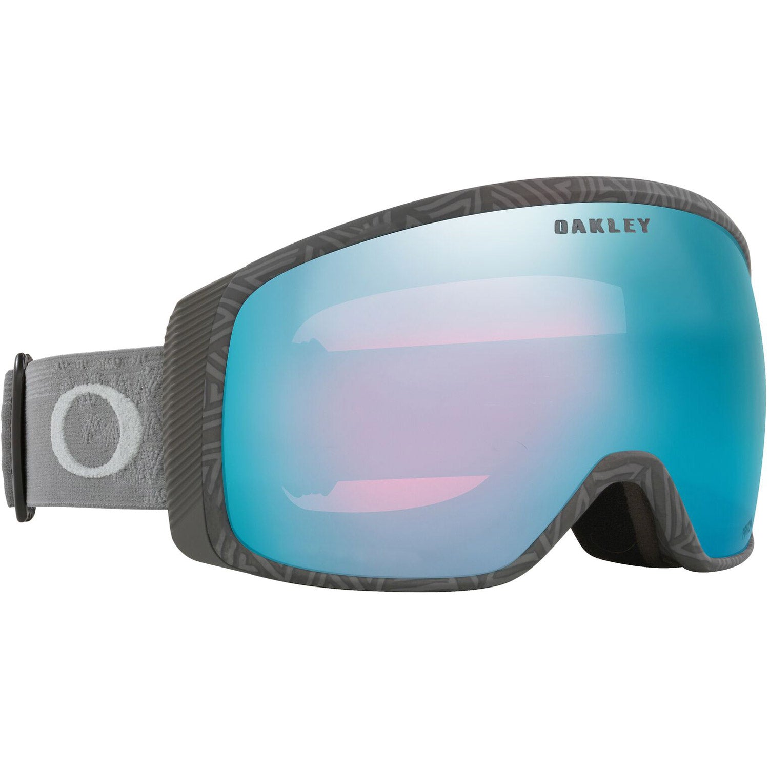 Oakley Flight Tracker M Snow Goggles 2023 Grey Cascade Prizm Sapphire Iridium Lens 
