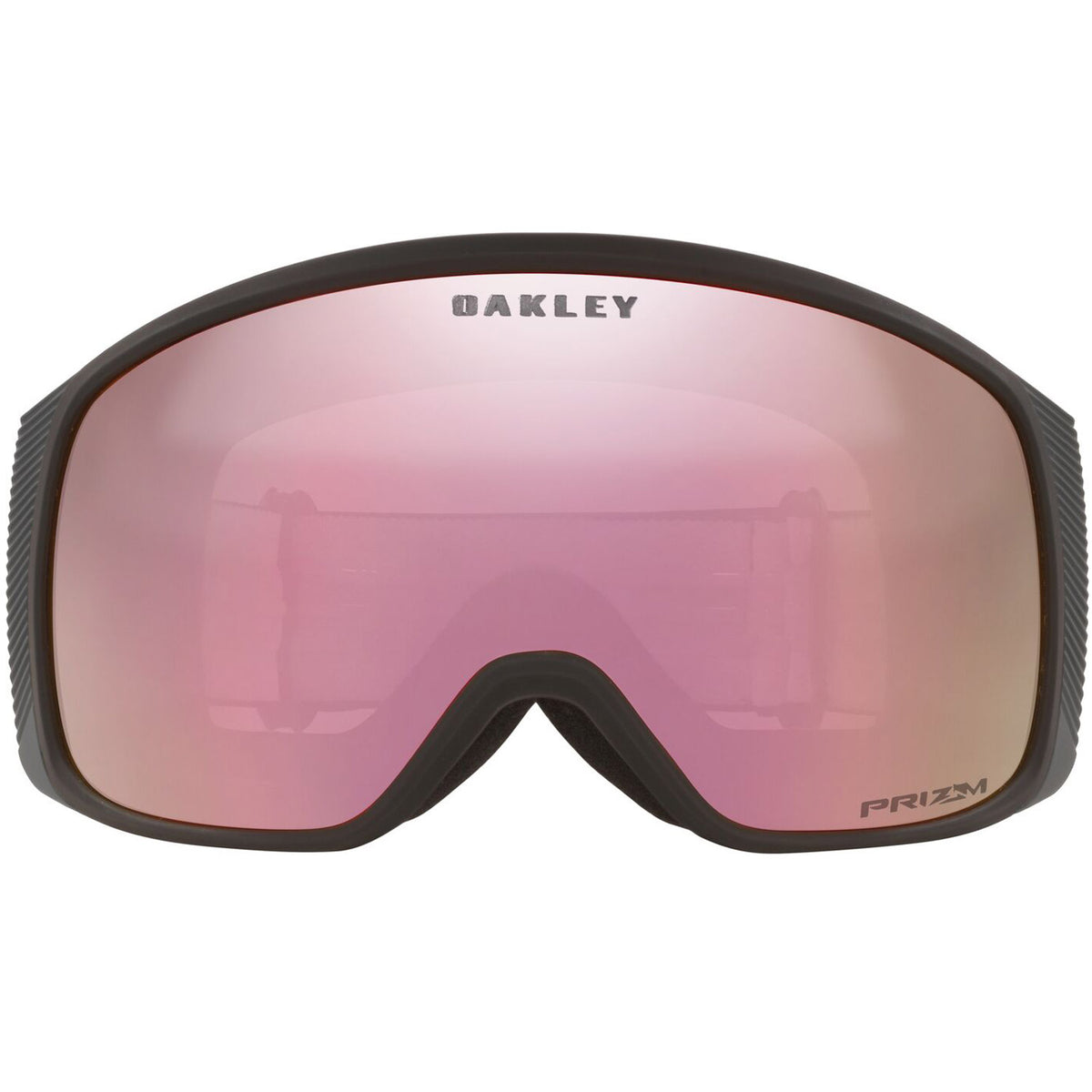 Oakley Flight Tracker M Snow Goggles 2023 Matte Black Prizm Hi Pink Iridium Lens 