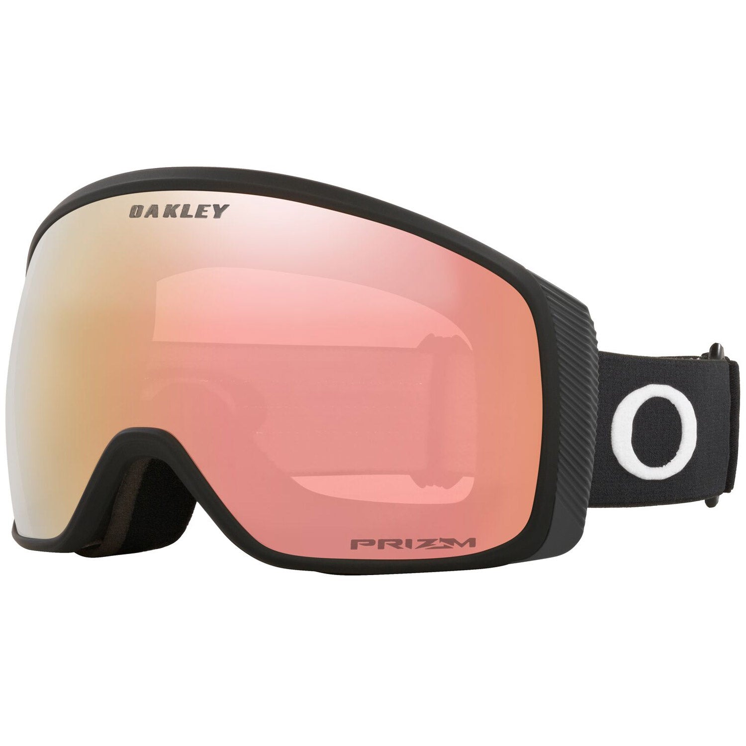 Oakley Flight Tracker M Snow Goggles 2023 Matte Black Prizm Rose Gold Iridium Lens 
