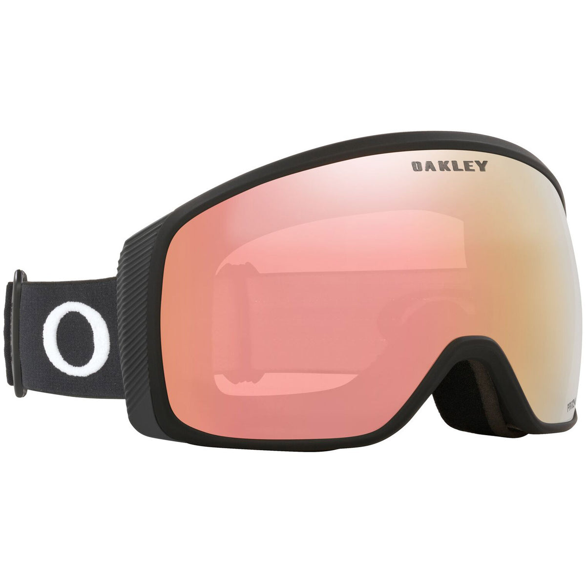 Oakley Flight Tracker M Snow Goggles 2023 Matte Black Prizm Rose Gold Iridium Lens 