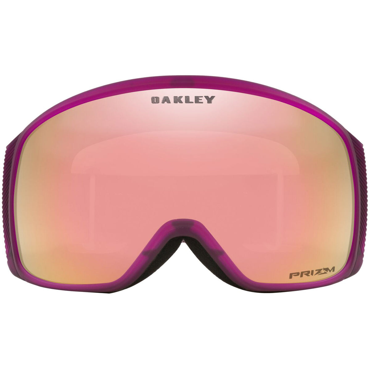 Oakley Flight Tracker M Snow Goggles 2023 Purple Blaze Prizm Rose Gold Iridium Lens 