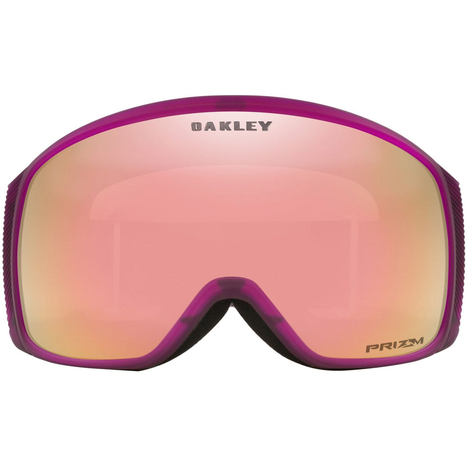 Oakley Flight Tracker M Snow Goggles 2023 Purple Blaze Prizm Rose Gold Iridium Lens 
