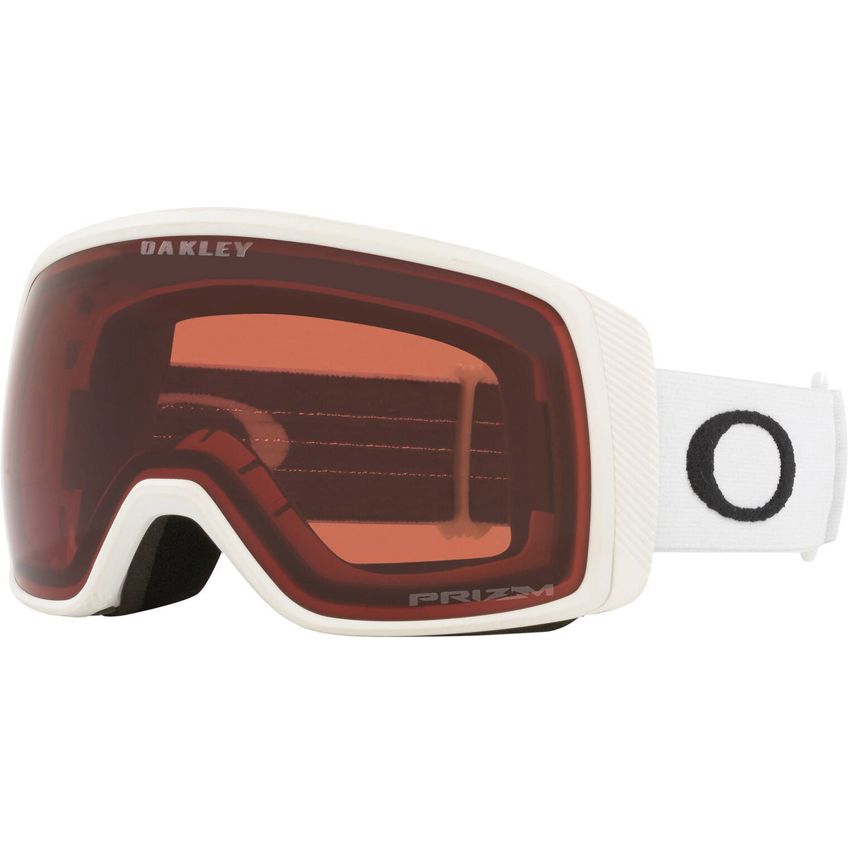 Oakley Flight Tracker S Snow Goggles 2023 Matte White Prizm Garnet Lens
