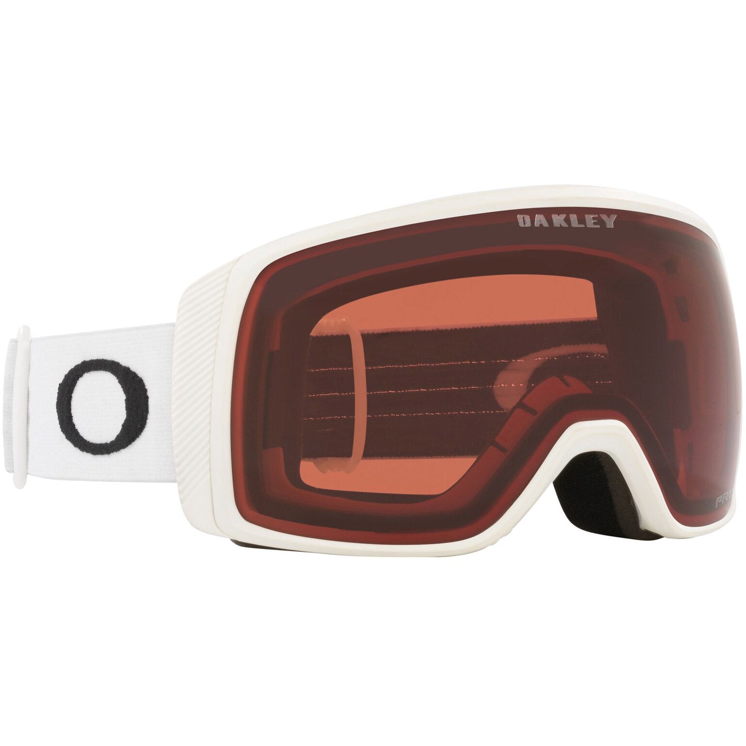Oakley Flight Tracker S Snow Goggles 2023 Matte White Prizm Garnet Lens