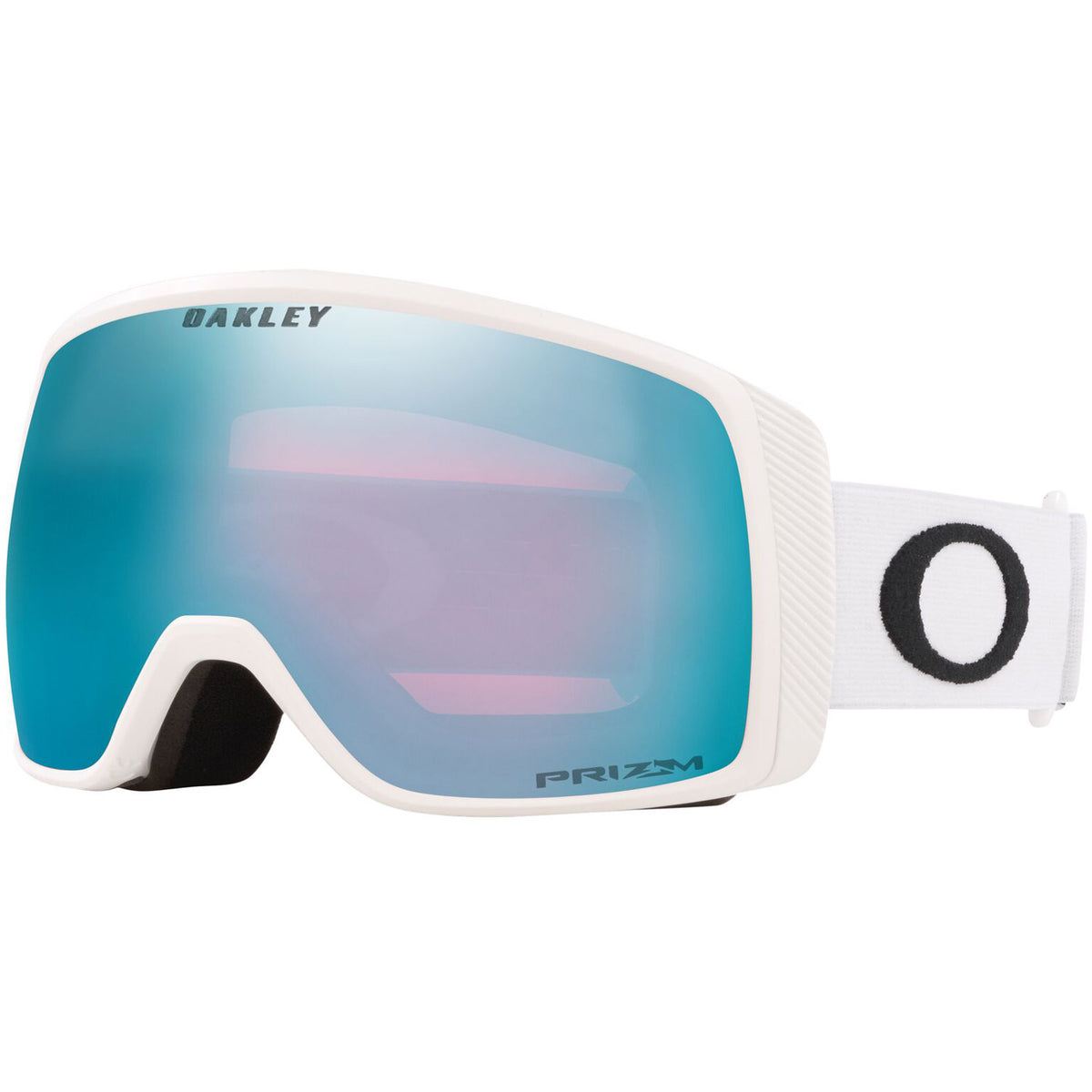 Oakley Flight Tracker S Snow Goggles 2023 Matte White Prizm Sapphire Iridium Lens