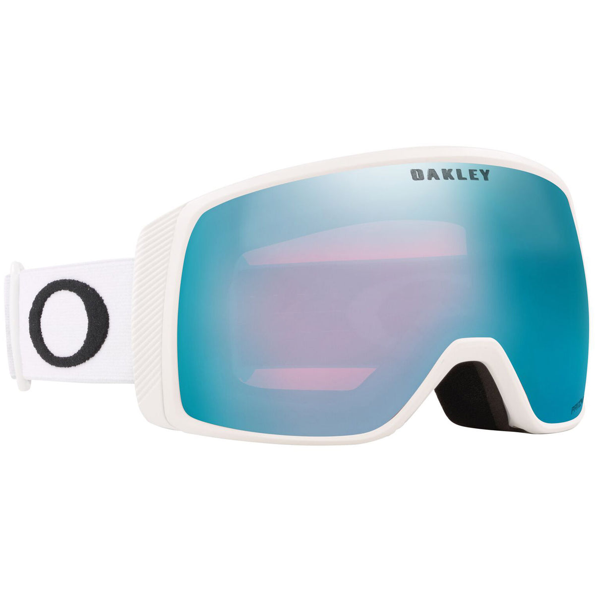Oakley Flight Tracker S Snow Goggles 2023 Matte White Prizm Sapphire Iridium Lens