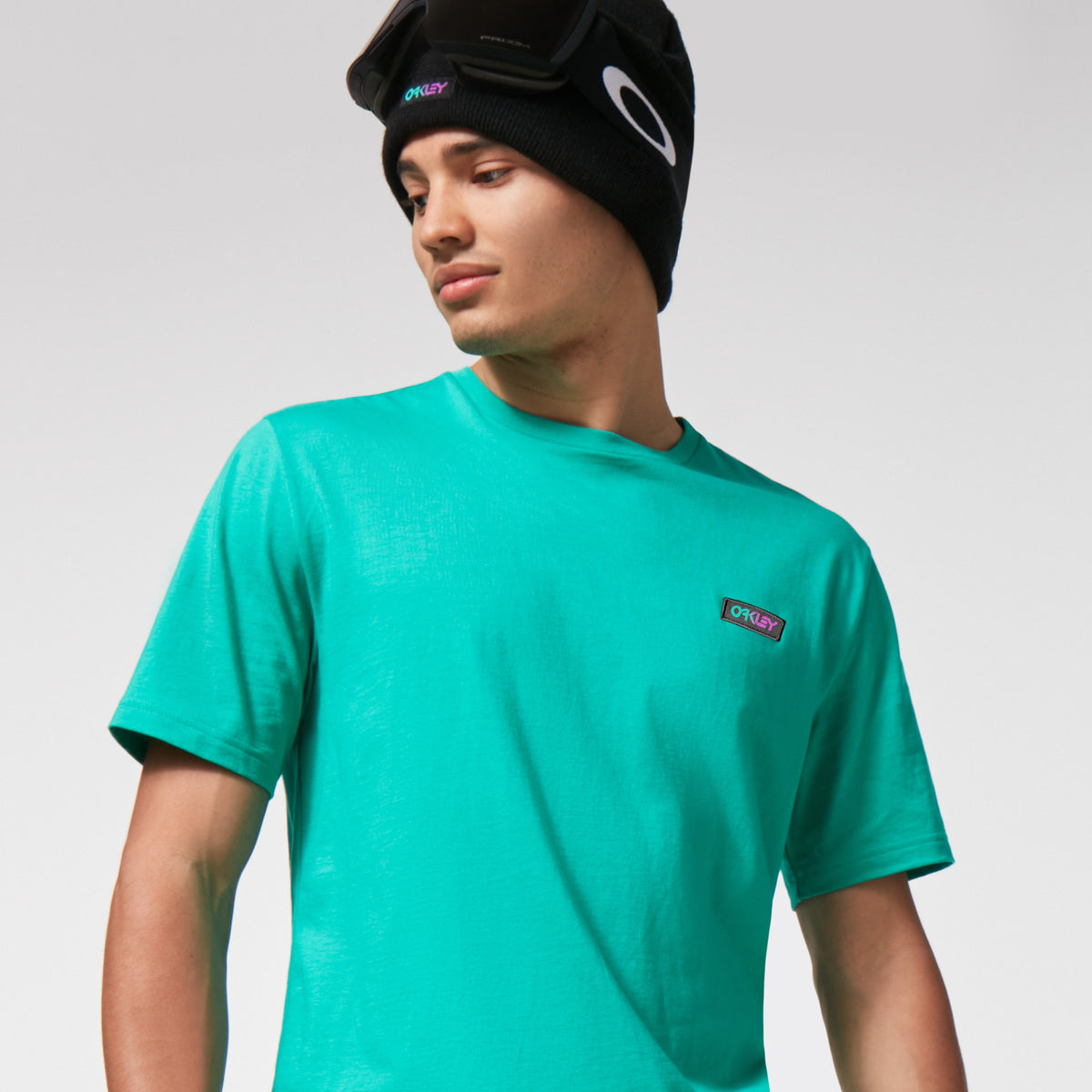 Oakley Gradient B1B Patch Tee Light emerald